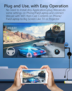 Miracast 4K không dây HDTV wifi hiển thị Dongle hỗ trợ AirPlay DLNA Miracast cho điện thoại thông minh iPad PC Quad Core CPU Set-Top Box - Product Image 6