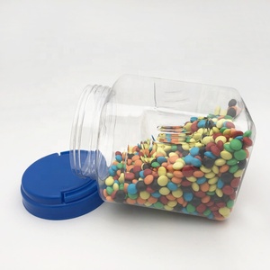 1000ml chiari contenitori di plastica vuoti di stoccaggio con i contenitori di plastica quadrati dei coperchi - Product Image 3