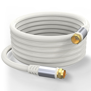 Fabrika fiyat RG6 koaksiyel kablo ile f-tipi konnektörler Set yüksek hızlı Internet dijital TV anteni uydu kablosu uzatma tel - Product Image 1