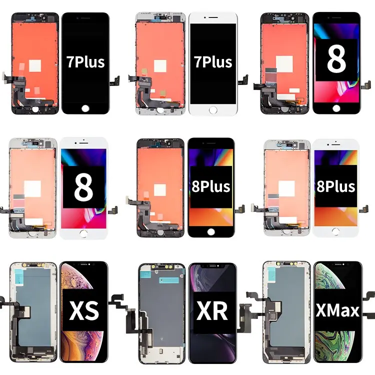 สำหรับ iPhone x Display XS MAX XR หน้าจอสัมผัสสำหรับ iPhone 11 11PROMAX 12PROMAX 13 Pro จอ LCD แทนที่หน้าจอโทรศัพท์มือถือ