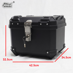 オートバイテールボックストランク45LクイックリリースPPテールケース保管用オートバイ荷物箱 - Product Image 6