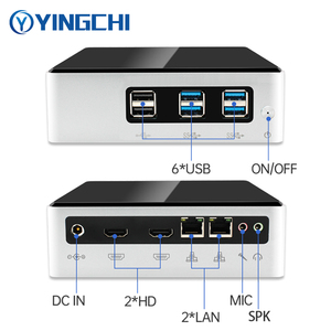 Mini Pc portátil de escritorio I5 8260U I7 8550U función completa Quad Core y ocho hilos soporte de montaje 4K HD pantalla Win10 computadora - Product Image 2