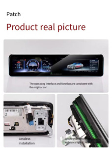Per Mercedes-Benz W213 E300 E200 controllo centrale grande schermo doppio pannello digitale a grappolo LED strumento tachimetro Display LCD - Product Image 2