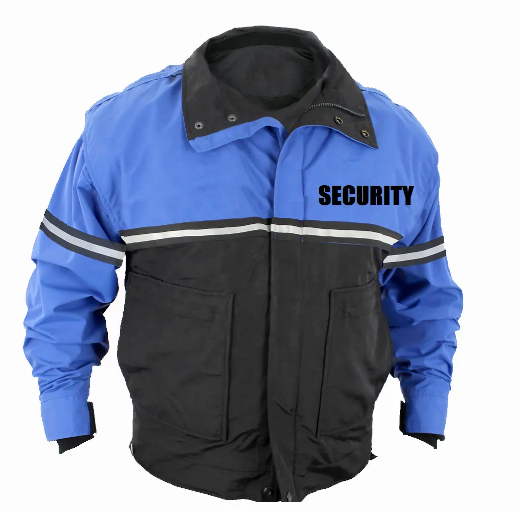 Ropa de trabajo de seguridad personalizada para hombre, uniforme de talla grande, chaquetas de manga larga extraíbles, Invierno