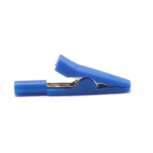 Messing Alligator Test Clip mit 2mm Bananen heber Schwarz Rot - Product Image 2