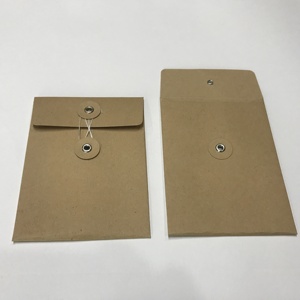 Benutzer definierte Umschlag verpackung Sobre Kraft Brown Fenster umschlag für Karten umschlag - Product Image 5