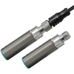 Sensor ultrasónico de la serie SHILETAI M18 con función de compensación de temperatura utilizado en la línea de montaje para la detección de posicionamiento - Product Image 1