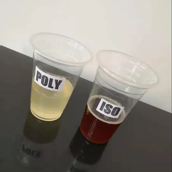 Mezcla poliéter poliol para espuma flexible o rígida que proporciona fórmula química