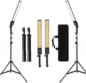 ไฟ LED ถ่ายวิดีโอสองสีหรี่แสงได้,พร้อมขาตั้งกล้องกระเป๋าชุดไฟถ่ายภาพสำหรับกล้องถ่ายวิดีโอสตูดิโอและยูทูป - Product Image 6