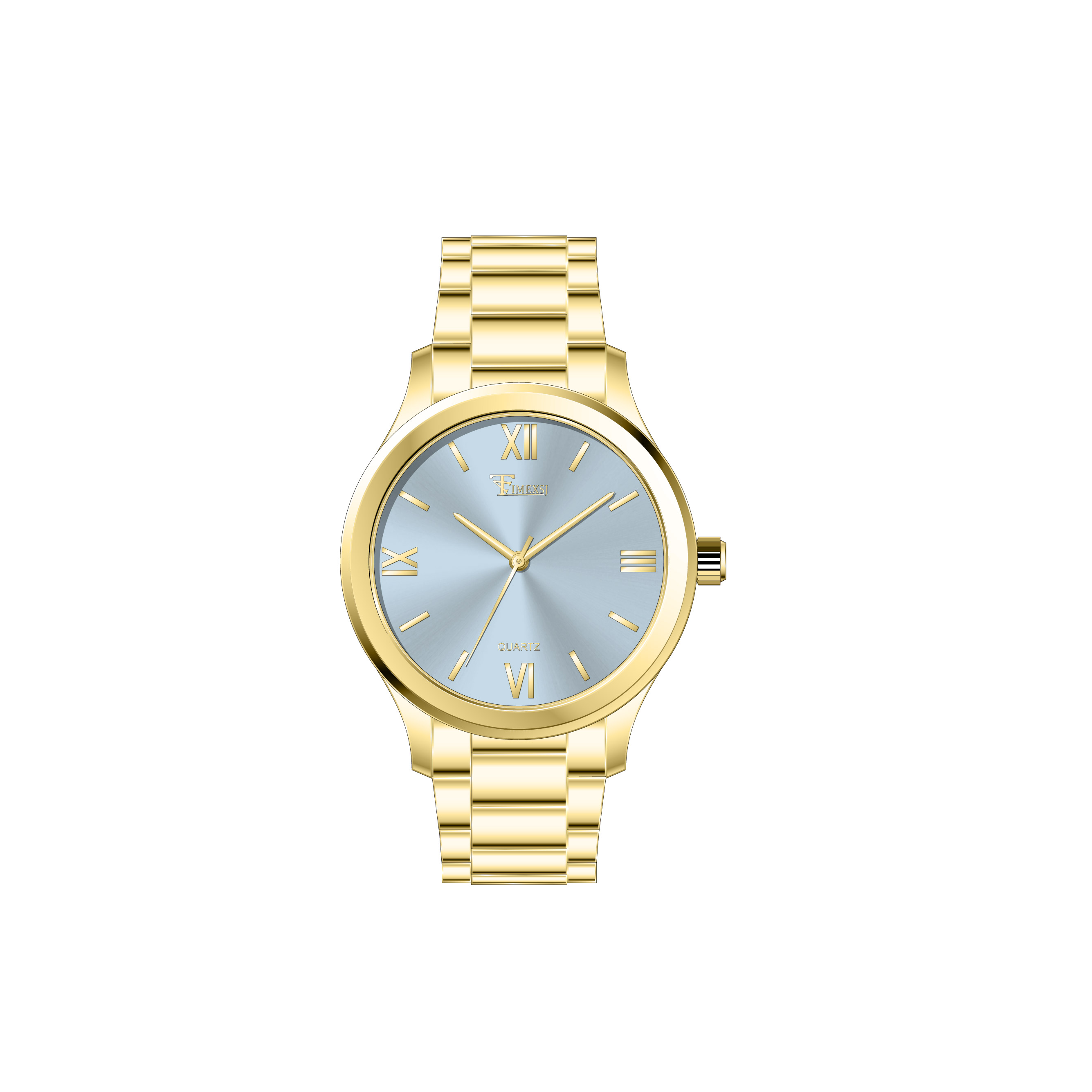 Gold - Light Blue