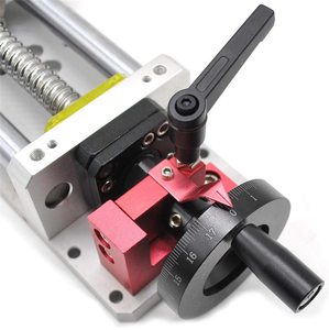 リニアステージアルミ手動スライディングテーブルCNCルーターコントローラーDIY3軸用リニアステージアクチュエーター - Product Image 4