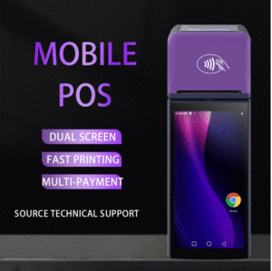 <strong>Android</strong> 11 POS system <strong>with</strong> NFC Dual Display handheld POS <strong>printer</strong> <strong>with</strong> barcode scanner - Product Image 6