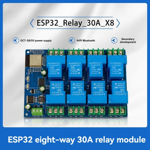 Módulo de relé de 8 canales ESP32 _ Relay _ 30A 30A, módulo de relé WIFI BT de 30A/5V, PLACA DE DESARROLLO DE ESP32-WROOM - Product Image 4