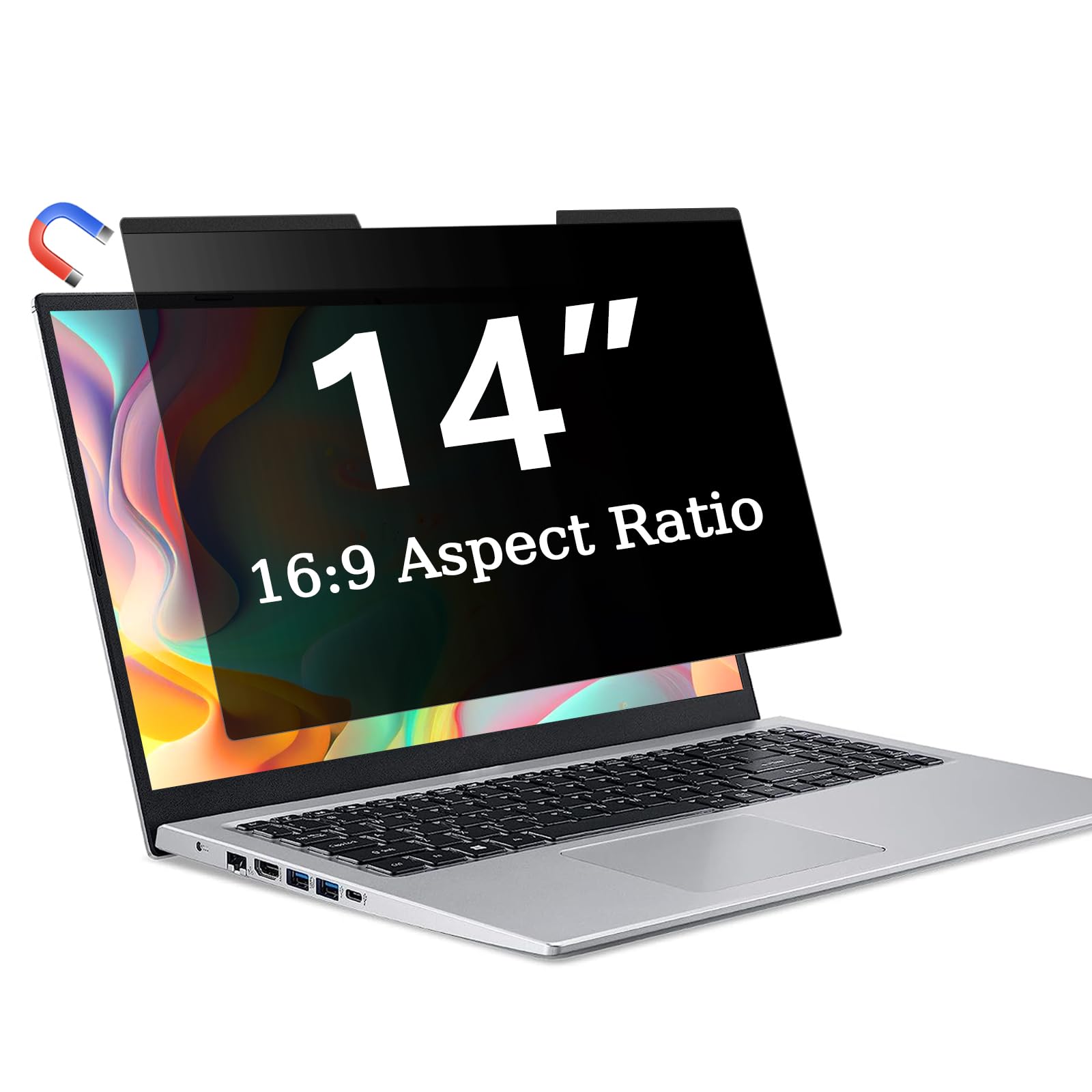 Black For 14 In 310x175mm