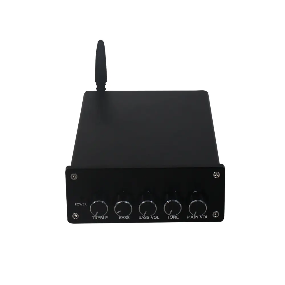 2-канальный Hi-Fi Bluetooth мини-усилитель 2x50 Вт 4-8 Ом с выходом сабвуфера