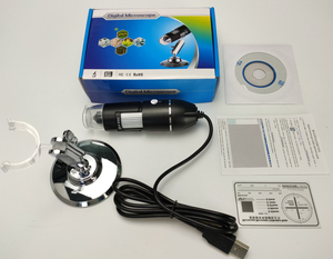 Microscopio electrónico Digital portátil, herramienta de mano con 8 luces LED, 1080P, 1000X, USB, de la piel para moneda, PCB - Product Image 6