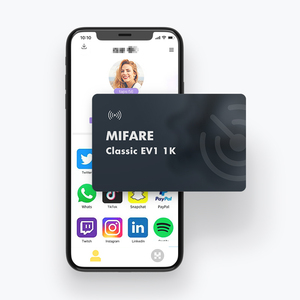 用于公共交通/电子收费的rfid卡13.56mhz智能NFC卡 - Product Image 2