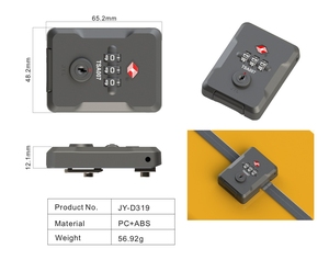 JYL fabrika doğrudan satış Tsa mandal kilidi güvenli seyahat bavullar için çanta kombinasyonu ile anahtar - Product Image 3