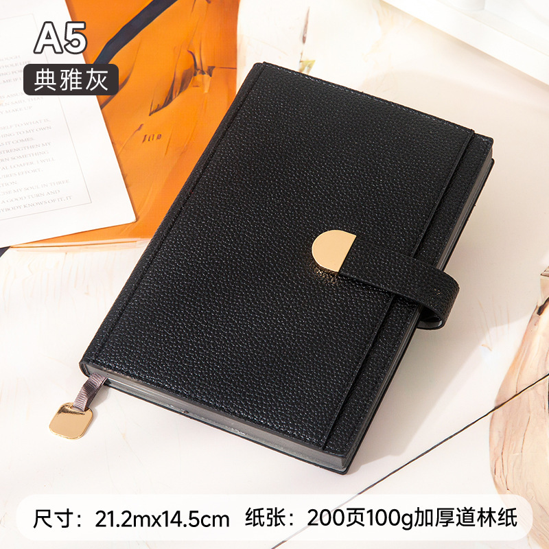 A5 elegant black