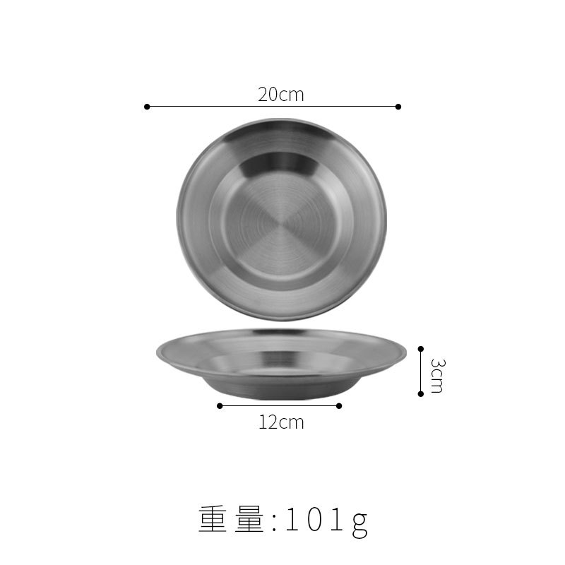 Bandeja para sombrero de paja de 20 cm (plateada)