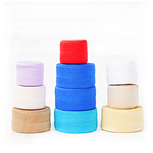 Alta Qualidade 8mm 9mm 10mm em Estoque Brilhante Spandex Nylon Dobre Elástico Banda para Ativo Roupa Interior Sutiã Acessórios De Costura