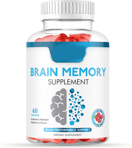 Suplementos cerebrales para la memoria y el enfoque de nootrópicos Brain Support to Neuro Mind Vitamins Gummies