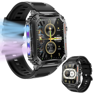 Orologio da polso per sport all'aperto P3 impermeabile con lampada multifunzione a memoria grande effetto 24 ore con rilevamento della frequenza cardiaca orologio intelligente personalizzato - Product Image 1