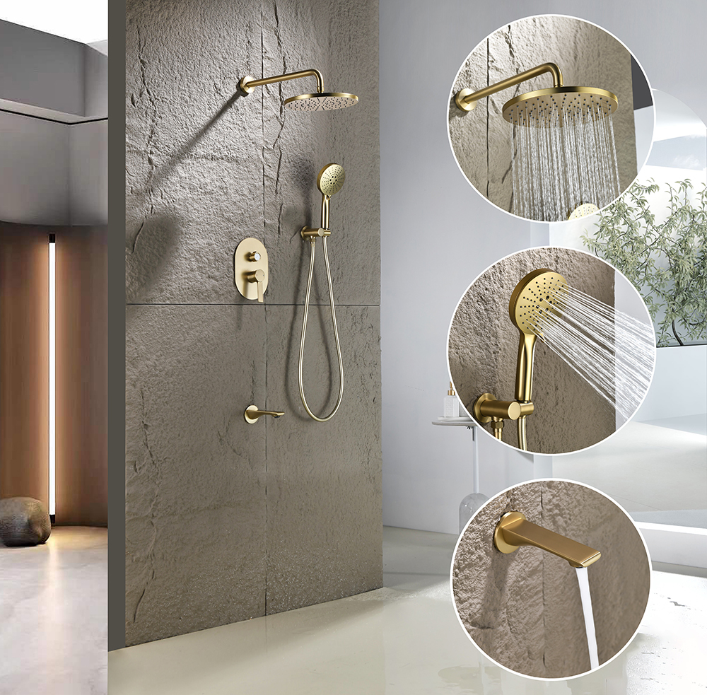 12 ducha oculta Set 3 Way
