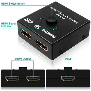 Oonjiey-herramienta idireccional para monitor HD, 4K HDwitwitwit2 2 2x1 o 1x2 Hwitwitwitwitwitwitwitcher 2 Inputs 1 ututput