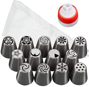 ชุดหัวฉีดตกแต่งเค้กของหวาน24ชิ้นจากปลายท่อรัสเซีย - Product Image 1