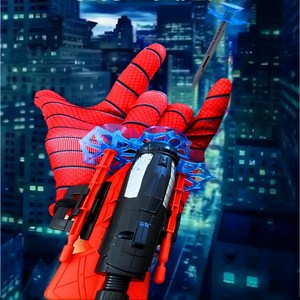 Tiểu Thuyết Vui Đồ Chơi Cosplay Giả Vờ Siêu Người Đàn Ông Bow Launcher Shooter An Toàn Cổ Tay Đồ Chơi Trò Chơi Trẻ Em Spider Man Đồ Chơi - Product Image 2