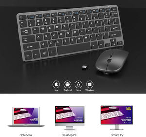 Compact Full-Size Slim Dual Mode Magic Multimedia Rechargeable Wireless <strong>Keyboard</strong> <strong>and</strong> <strong>Mouse</strong> Combo <strong>Keyboard</strong> <strong>Mouse</strong> Set - Product Image 2