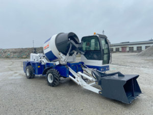 Çin HUAYA 1.5 2 2.5 3 CBM kendinden yükleme beton mikser tankı döner mikser 55kw karıştırma güç satılık - Product Image 4