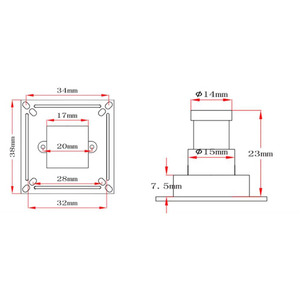 Taidacent <strong>RS485</strong> <strong>RS232</strong> USB TTL Serial Elevator IP <strong>Camera</strong> Module VC0706 CMOS <strong>Camera</strong> Board TTL JPEG <strong>Camera</strong> - Product Image 5