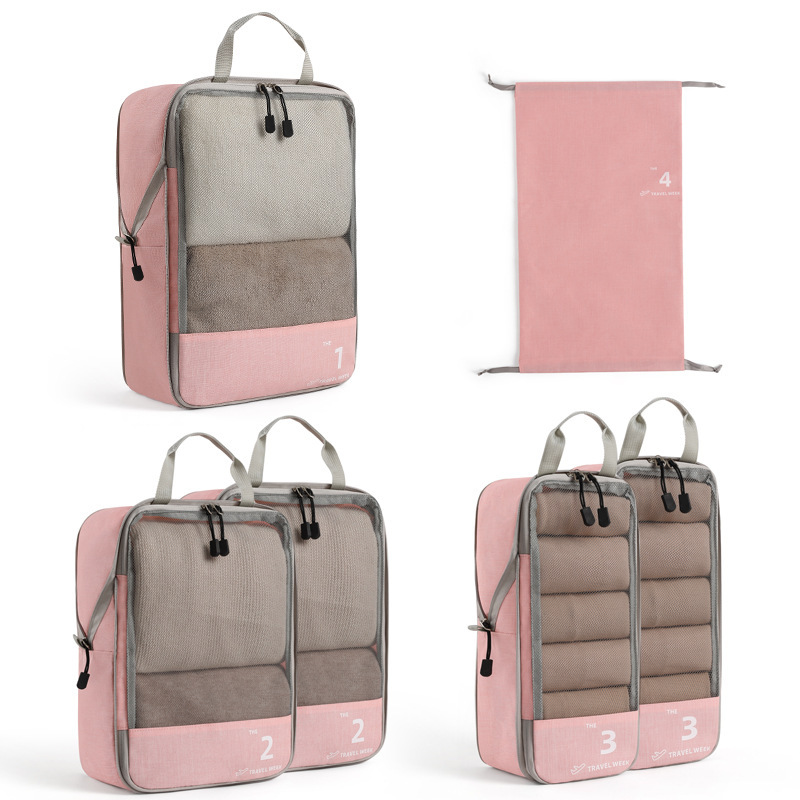 Six-piece set (pink)