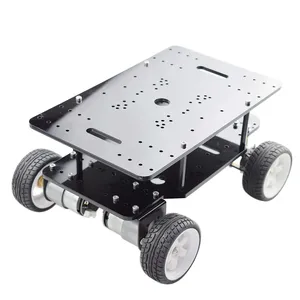 2 Stück DC 12V Motor Encoder 4WD RC Auto Ackerman Lenkung PID-Steuerung mit Servo Arduino DIY STEM Toy Kit ROS Chassis