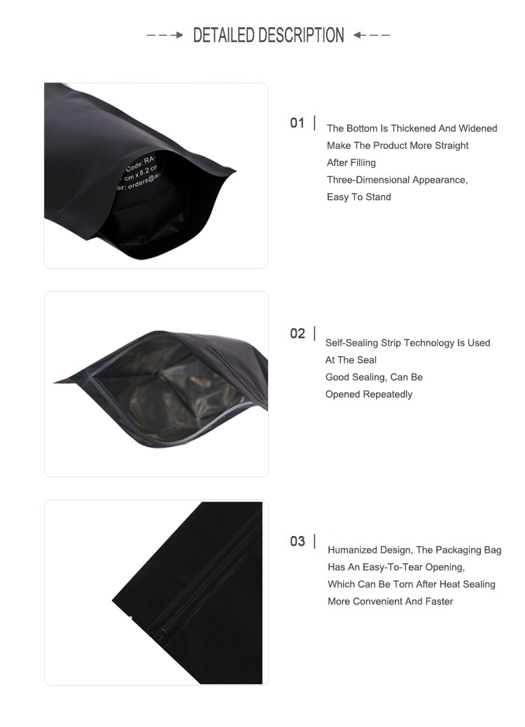 Easy Tear Zipper Top Coffee Stand Up Foil slider Bag Side Gusset Bags Square Block Flat Bottom ziplock Pouch