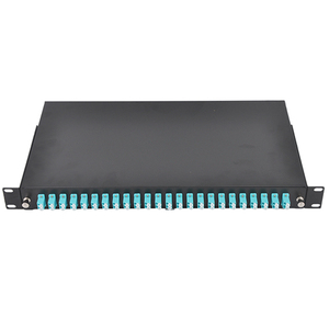 1u 19'' Sliding type Rackmount Fiber optic 24 port <strong>patch</strong> <strong>panel</strong> Optical Cable drawer type Terminal Box - Product Image 2