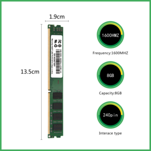 8GB RAM Memory <strong>DDR3</strong> 1600MHZ <strong>PC3</strong> 8G Single-sided 8Particles 1333 <strong>DDR3</strong> for <strong>Desktop</strong> <strong>Computer</strong> Ymeiton Cheap U-DIMM Memoria RAM <strong>DDR3</strong> - Product Image 4