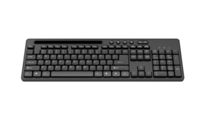 Juego combinado de teclado y ratón inalámbrico para juegos de 104 teclas con cable de ordenador negro inglés con puerto USB adecuado para oficina en casa - Product Image 3