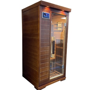 Casa Sauna camera lusso 1 persona capacità pannello in carbonio vendite calde camera di perdita di grasso Sauna a infrarossi un prodotto