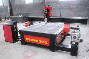 Enrutador de madera 4 aixs 1325 de alta calidad CNC con mesa de vacío con eje de rotación para madera MDF y acrílico