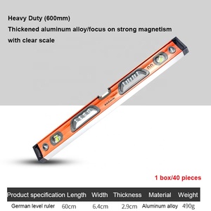Nivel de aluminio magnético fuerte nivel de burbuja resistente molido doble de Venta caliente probon - Product Image 6