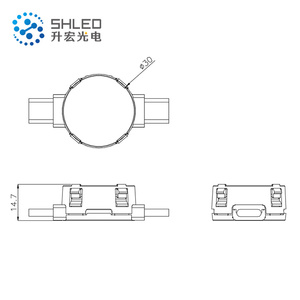 Illuminazione natalizia pixel led RGBW pixel light UCS2904 DMX led Point light - Product Image 3