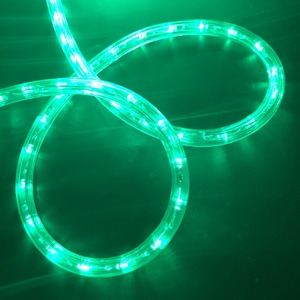 ไฟเชือก <span class=keywords><strong>LED</strong></span> 18ft กลางแจ้งไฟเชือก IP65สีเขียวเชื่อมต่อได้ไฟเชือกกันน้ำสำหรับตกแต่งบ้าน
