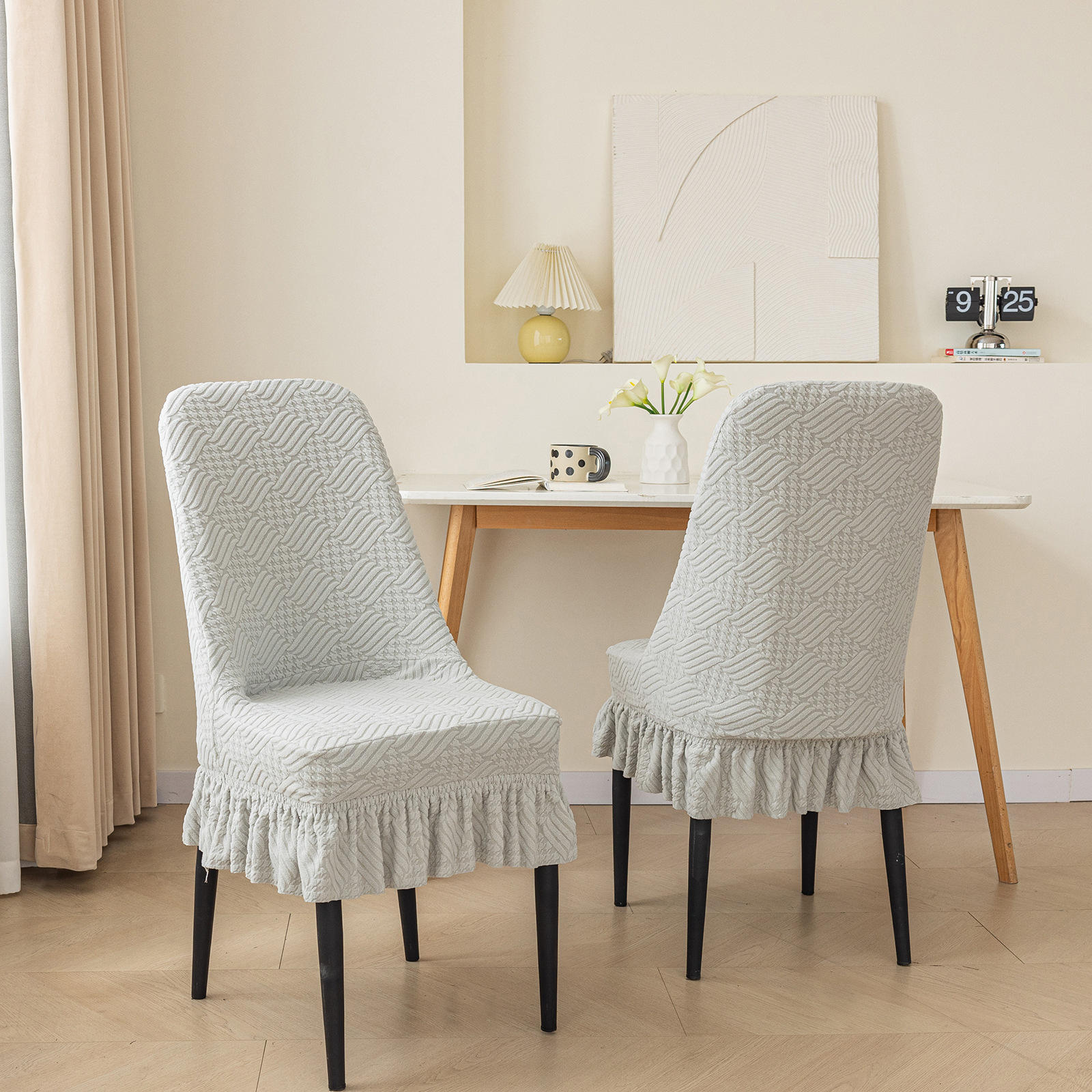 Gris argenté-avec jupe