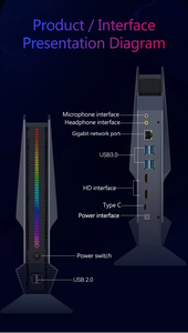 13th Gen Gaming <strong>PC</strong> I9 13900H <strong>I7</strong> 12700H Mini <strong>PC</strong> RTX 3050 8G Mini <strong>PC</strong> Gamer Desktop Computer Barebone System PCIE4.0 Mini Host