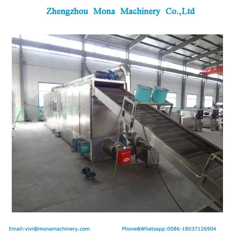 High efficiency automatic infrared conveyor belt dryer/Cassava Chips Drying line/Multi layer Mesh belt dry machine