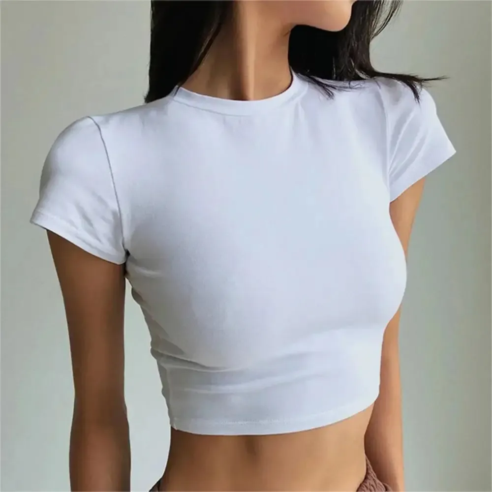 T-shirt da donna con logo stampato con stile personalizzato stile stile stile stile stile bianco di alta qualità