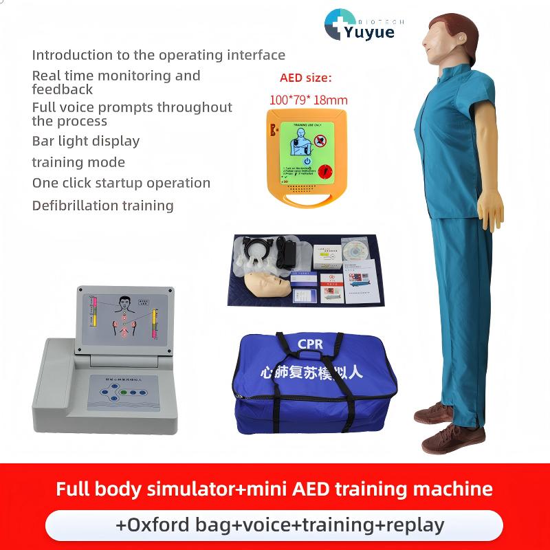 White Whole Body Speech Training Defibrillation